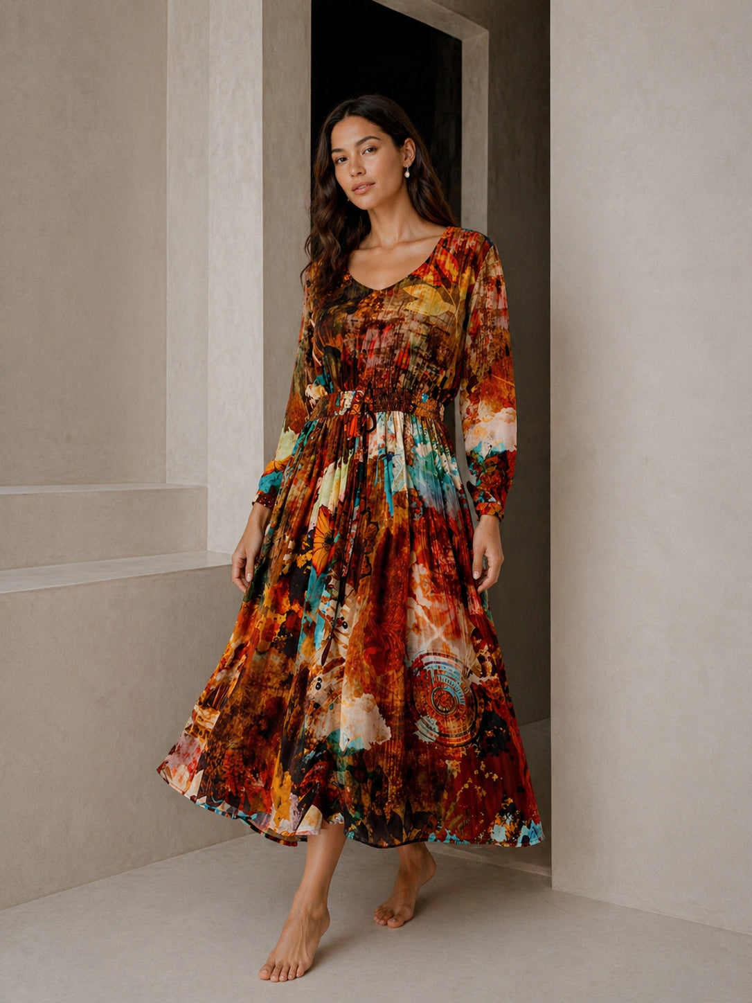 Iconic Nutmeg Dress