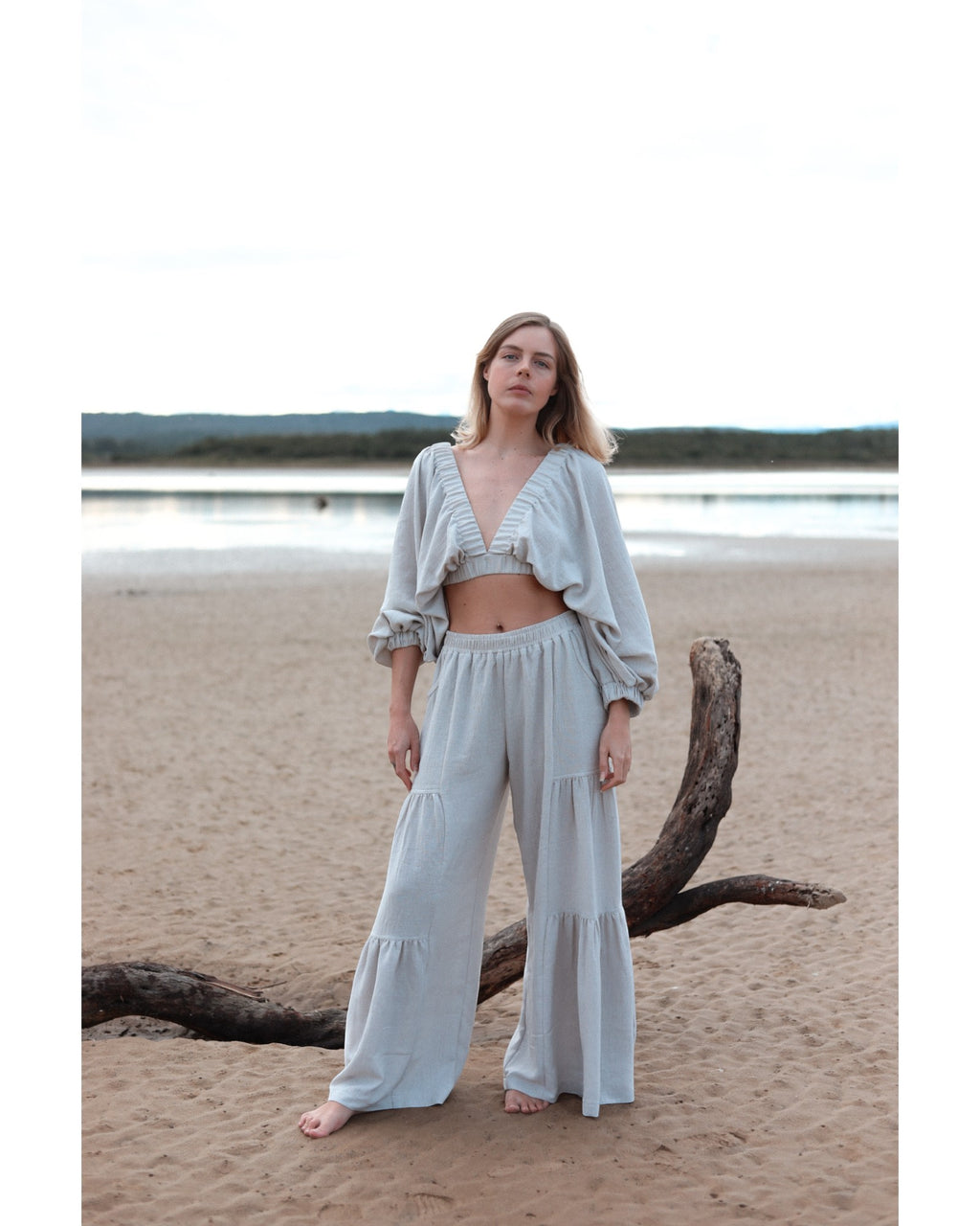 Grey Breeze Top