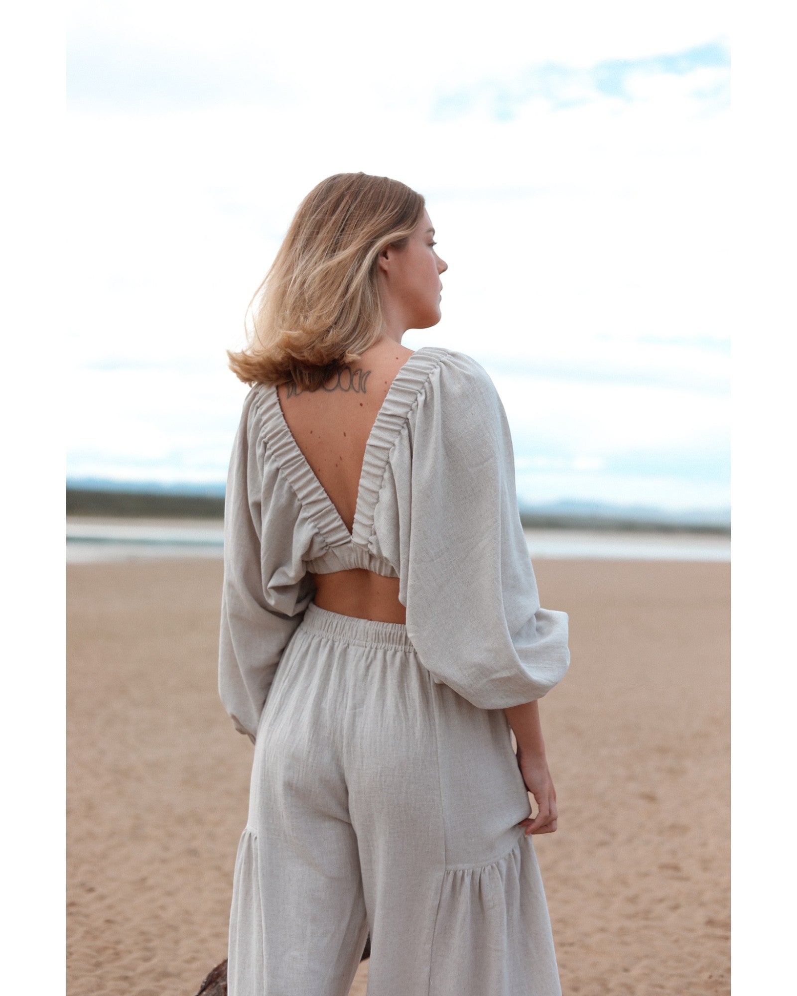 Grey Breeze Top