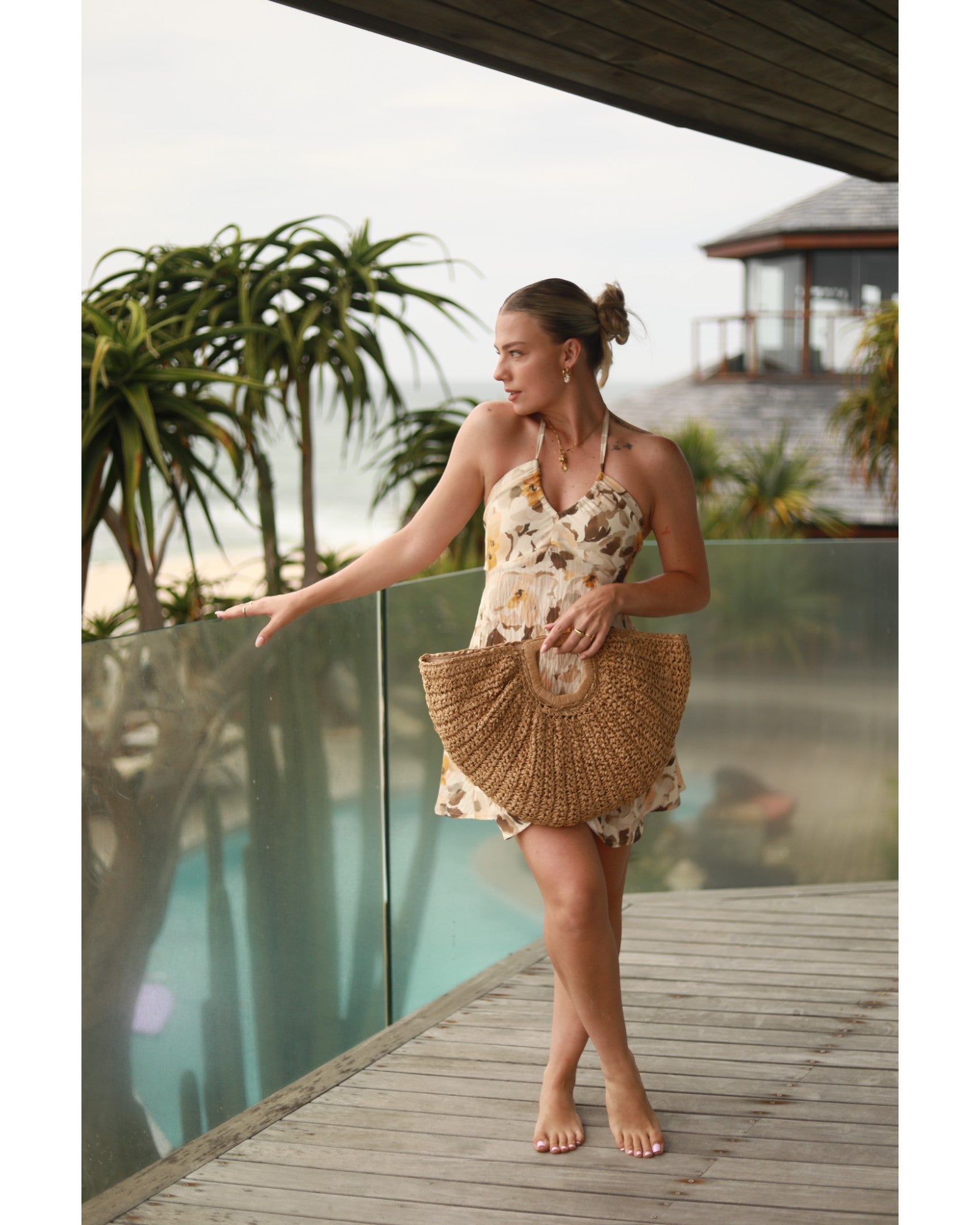 Mini Thora Honey Petal Dress