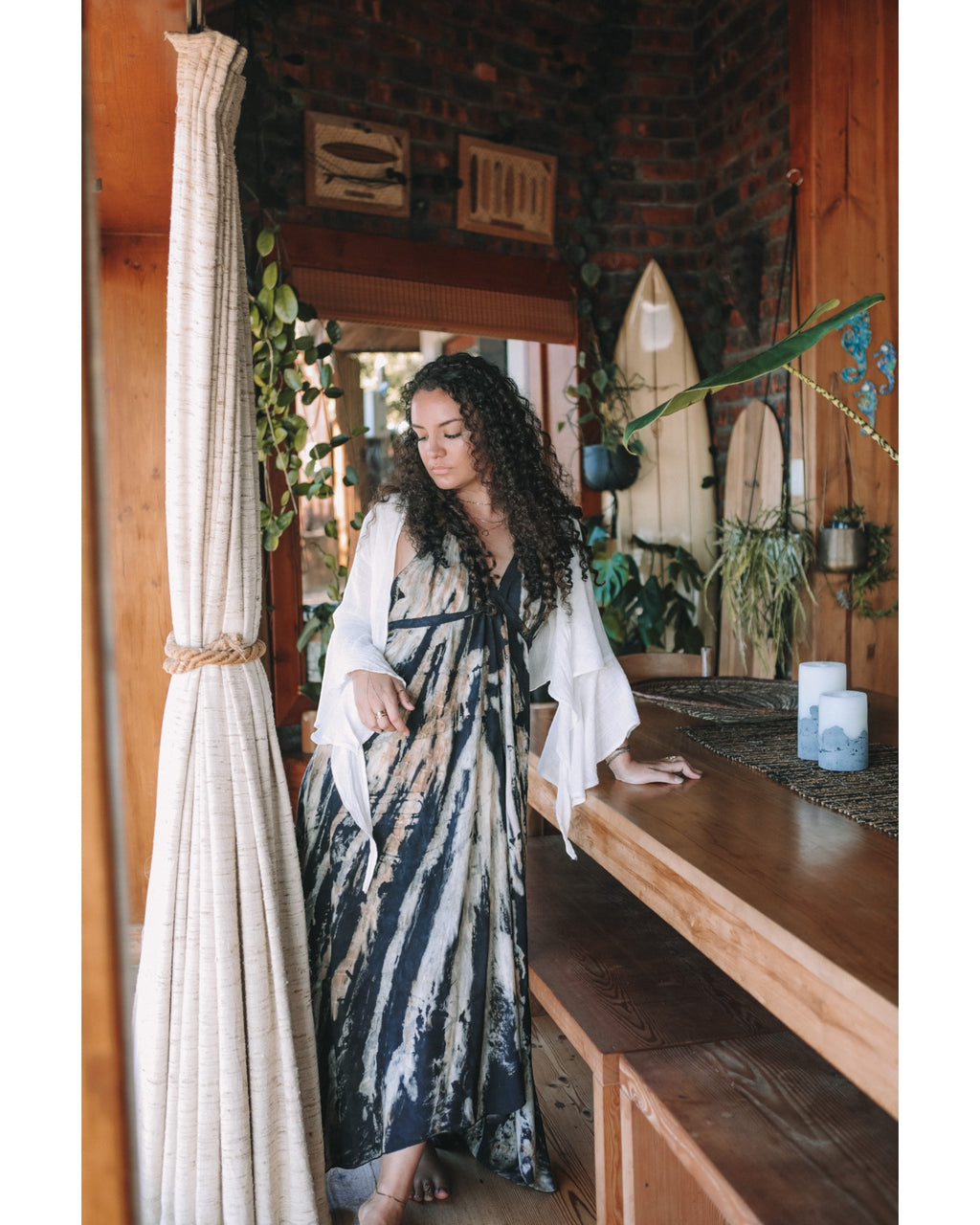 Clay Tie Dye Wayan Dress