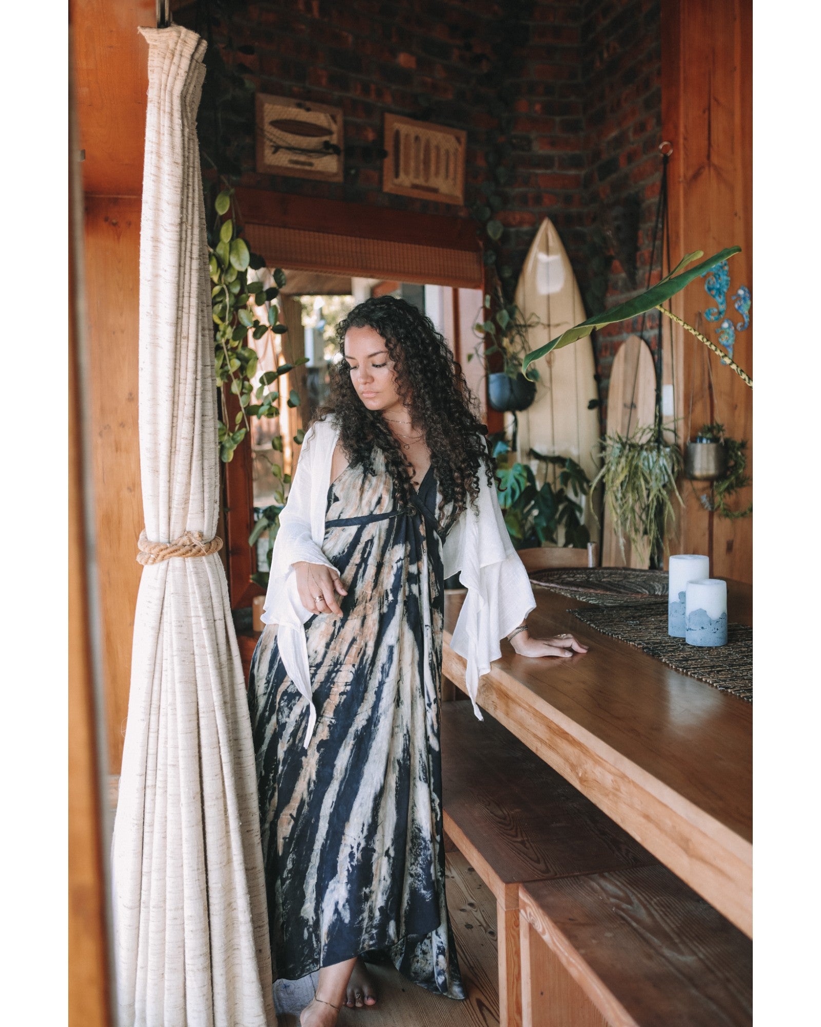 Clay Tie Dye Wayan Dress