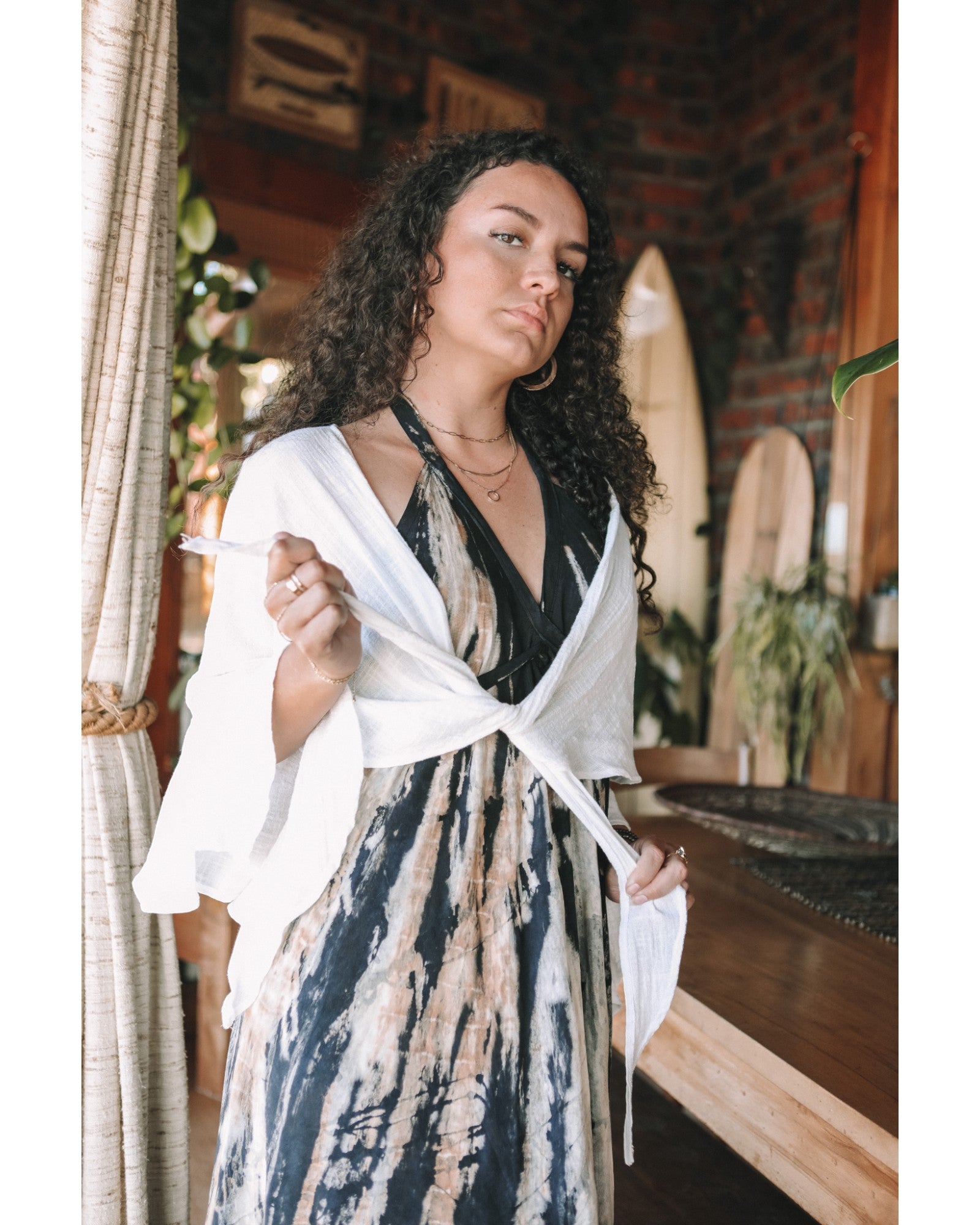 Clay Tie Dye Wayan Dress