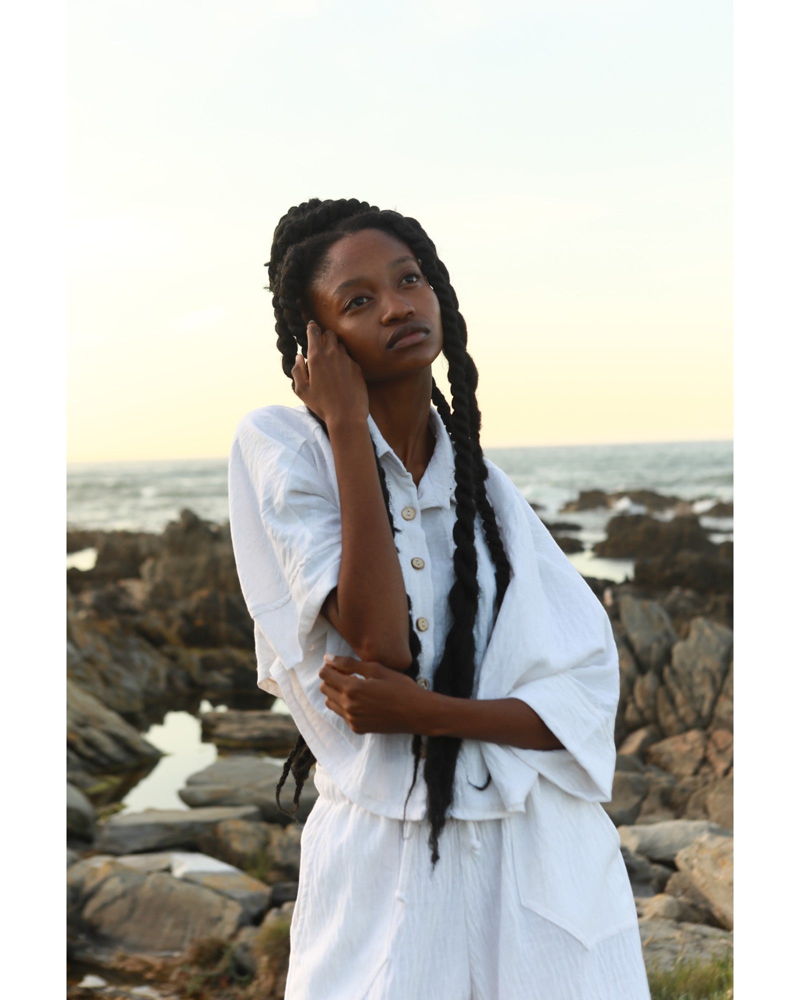 White Maureen Blouse