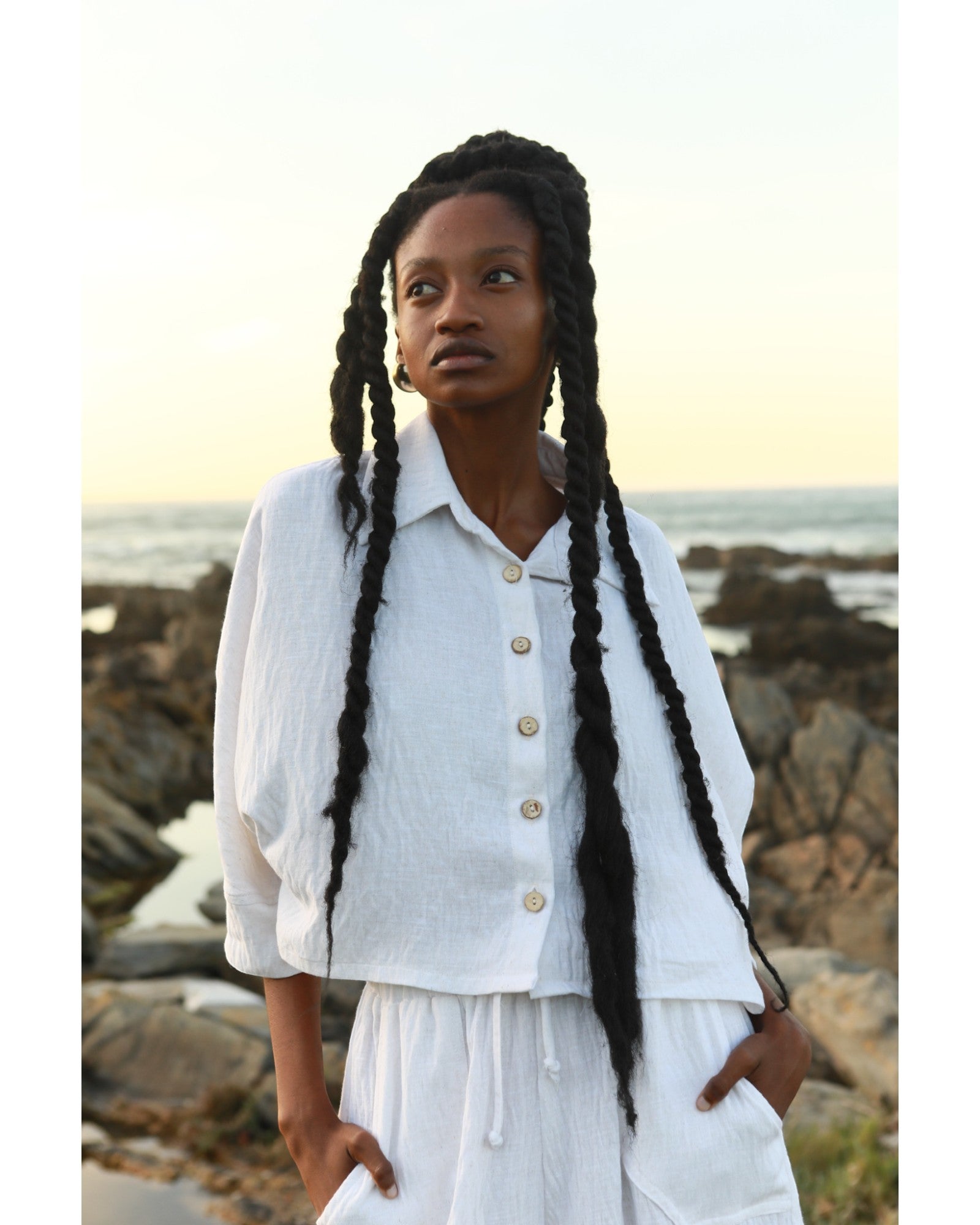 White Maureen Blouse