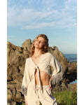 Stone Raw Cotton Bolero