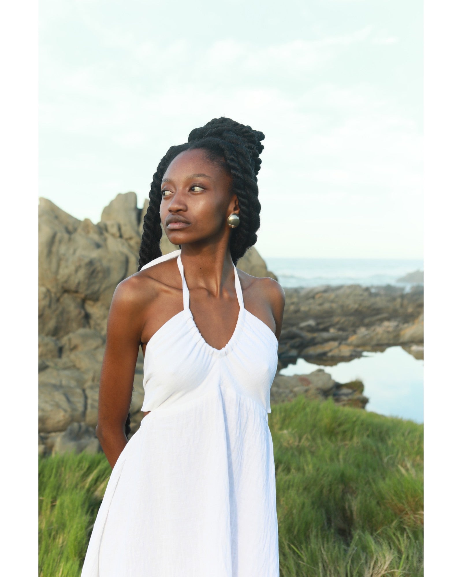 White Short Thora Dress