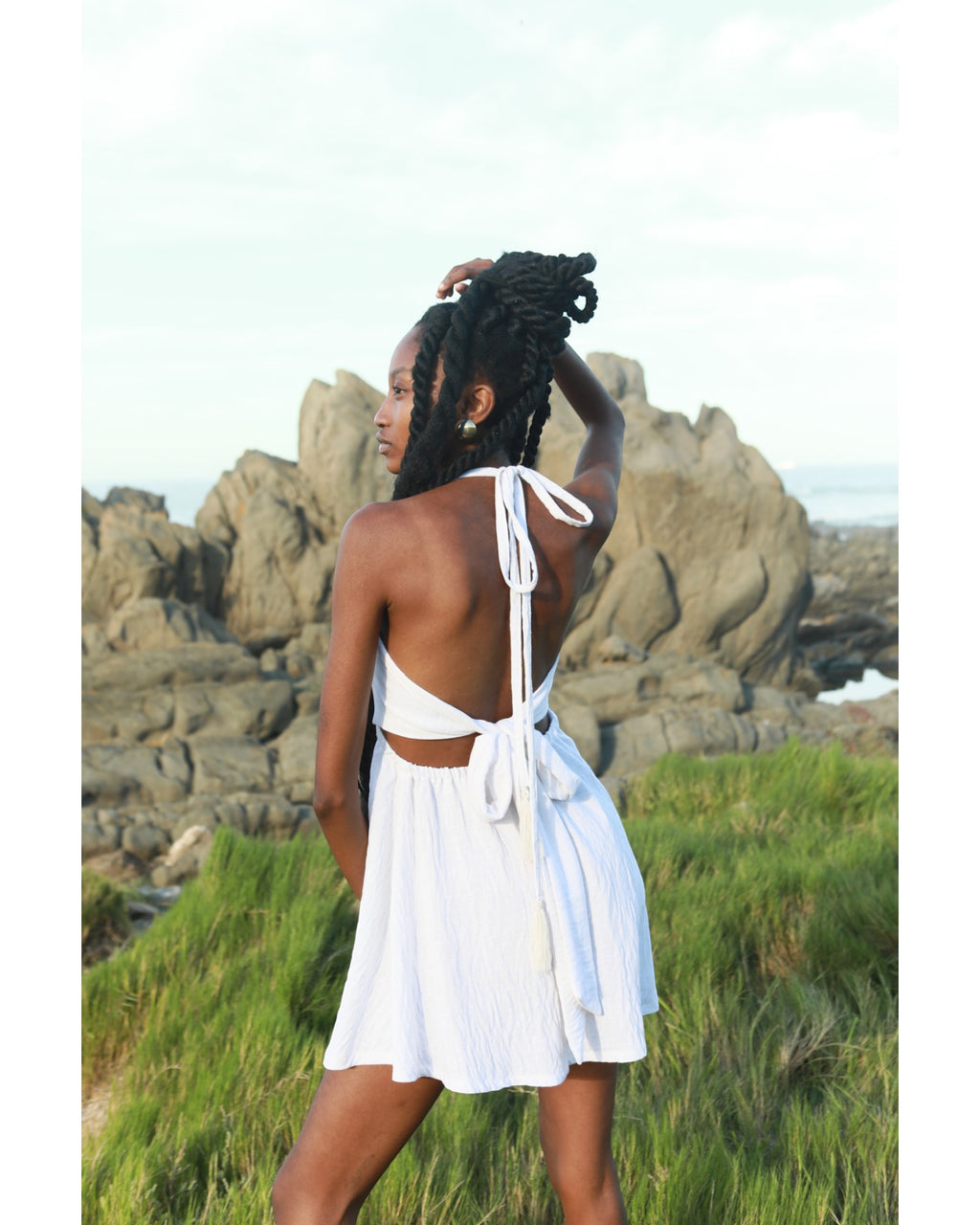 White Short Thora Dress