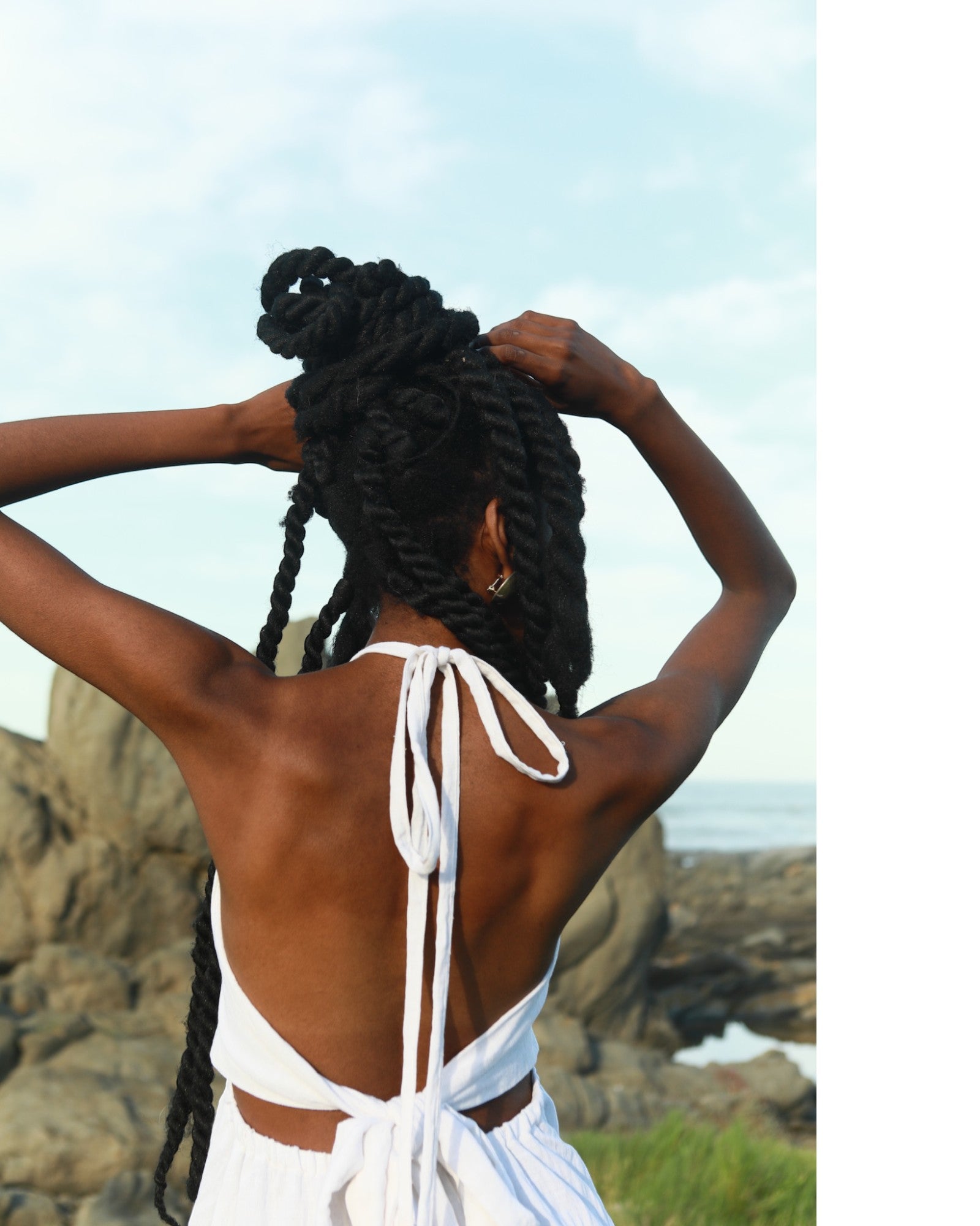White Short Thora Dress