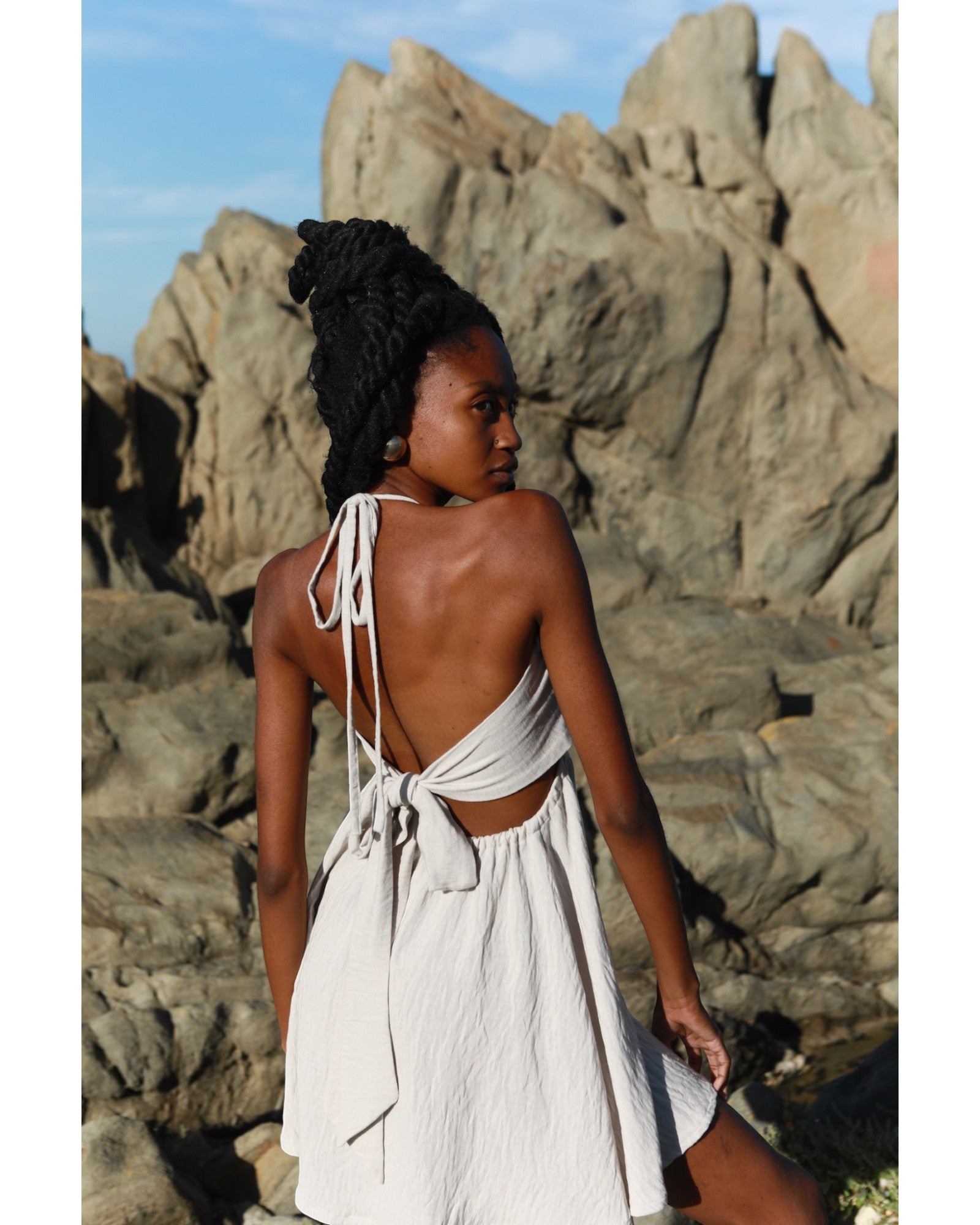 Grey Short Thora Dress