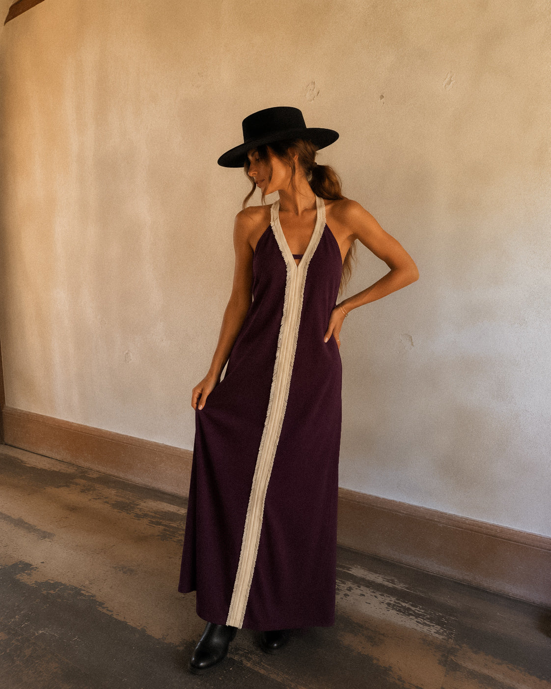 Black Cherry Sahara Dress
