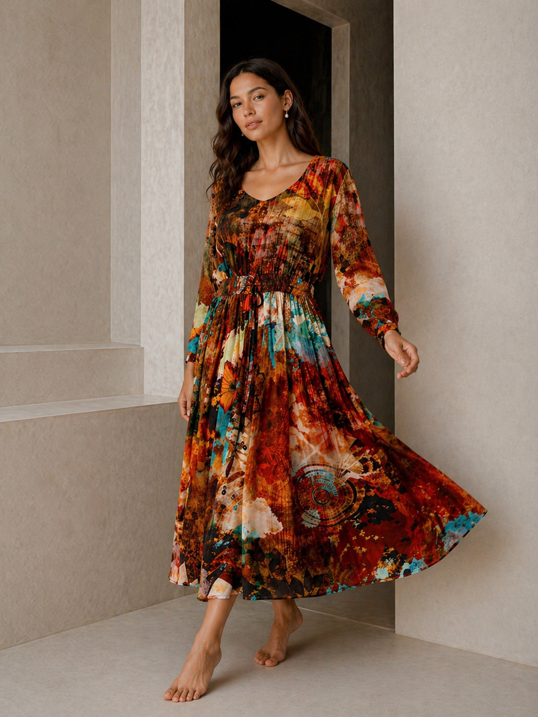 Iconic Nutmeg Dress