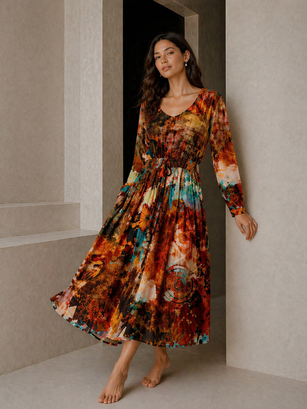 Iconic Nutmeg Dress