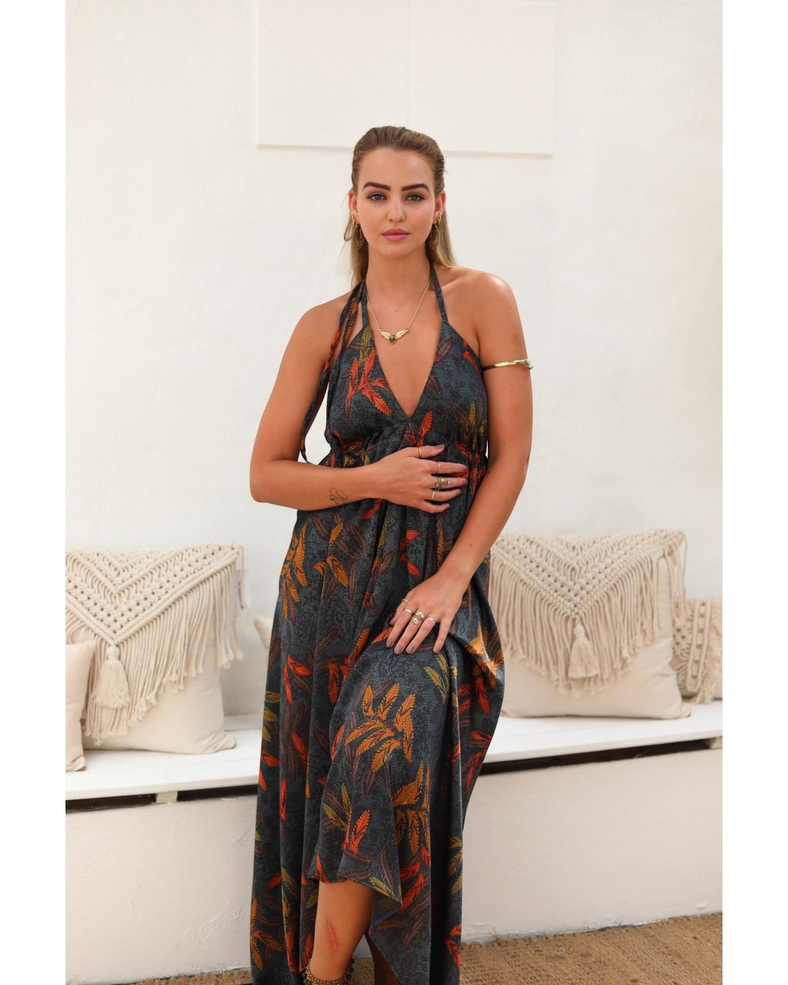 Wild Indigo Gypsy Dress