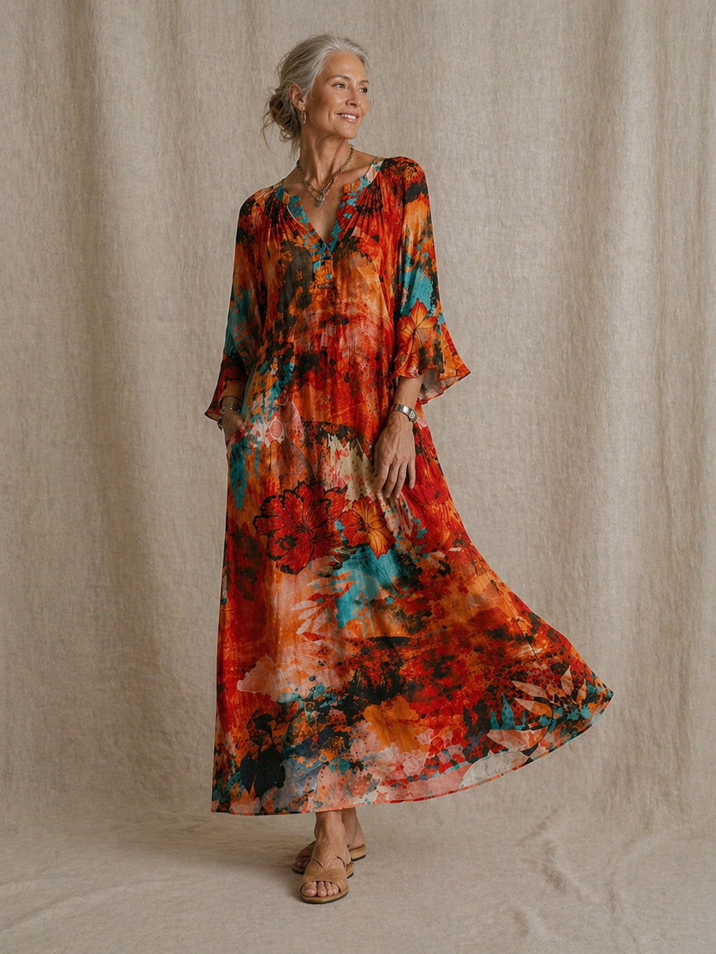 Iconic Pimento Sun Dress