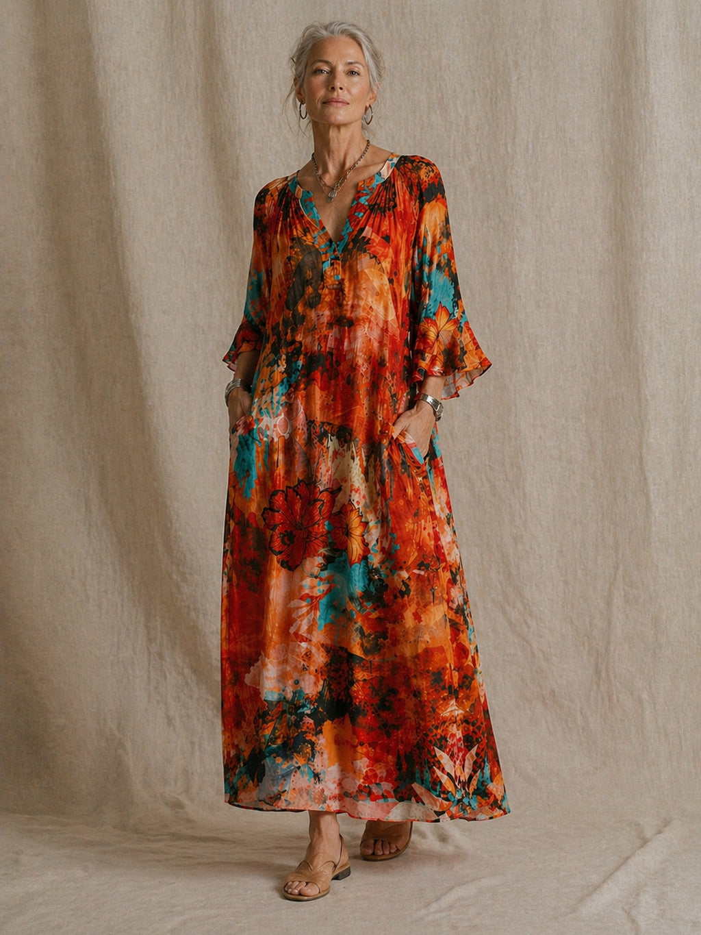 Iconic Pimento Sun Dress