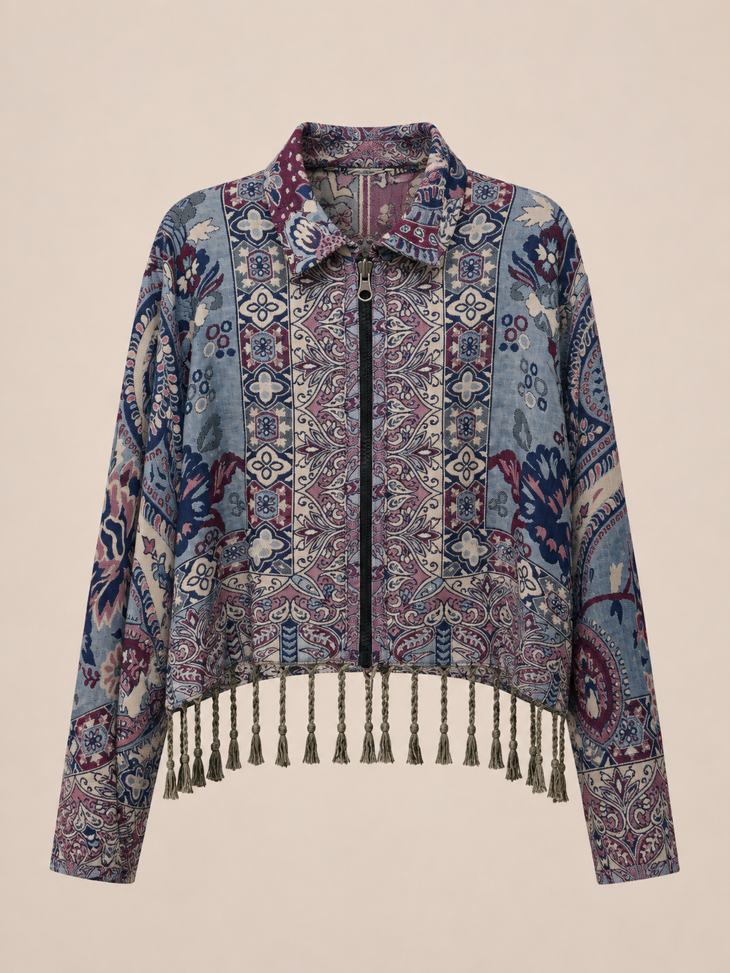 Pashmina Reversible silk Jacket