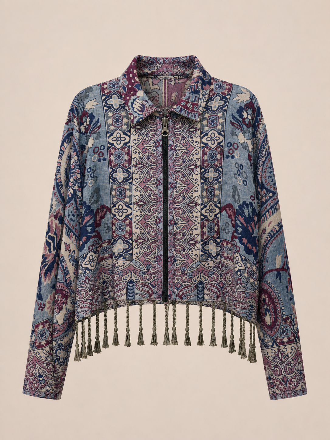Pashmina Reversible silk Jacket