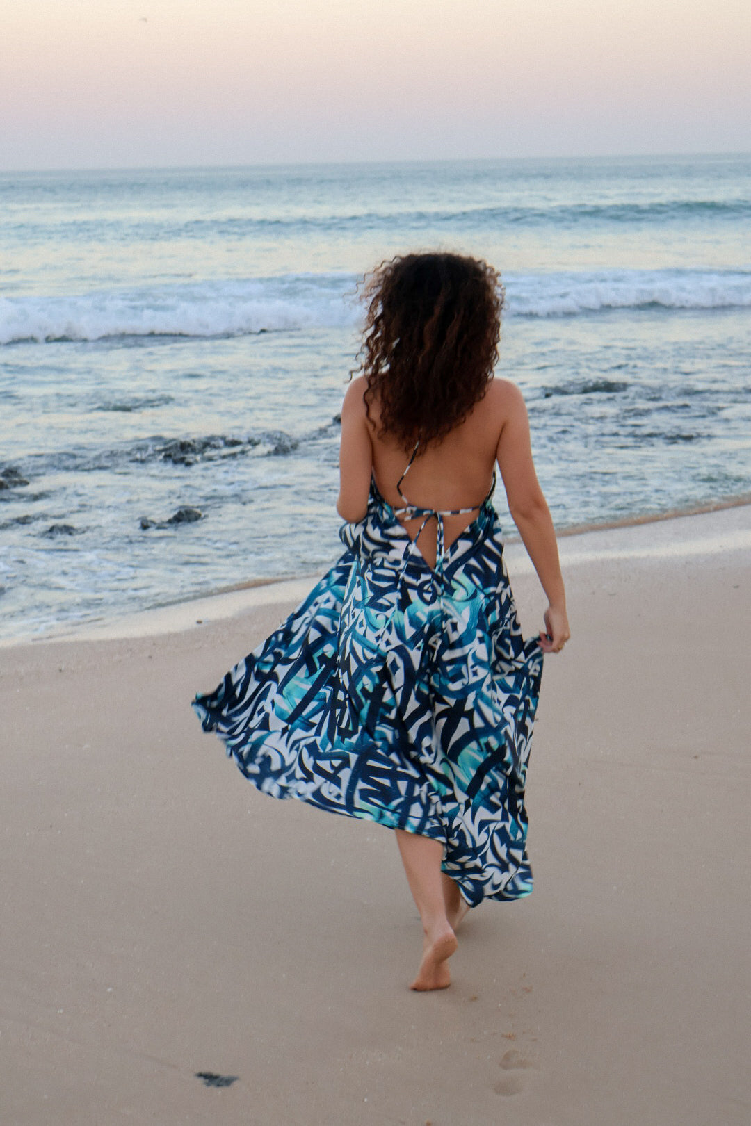 Arabica Blue Gypsy Dress