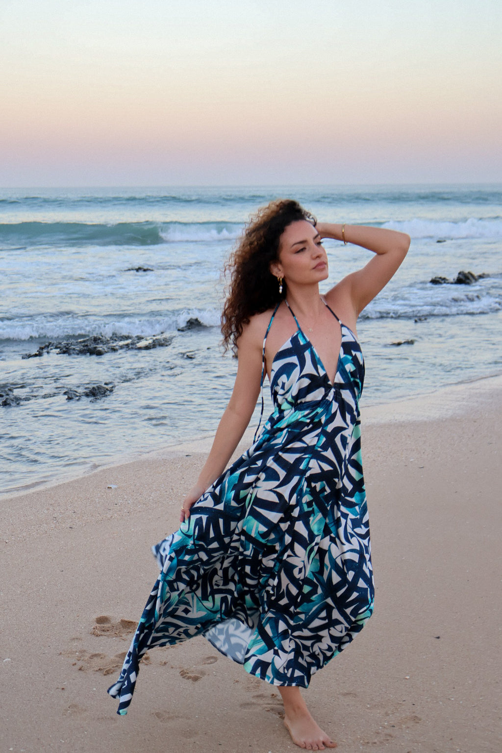 Arabica Blue Gypsy Dress