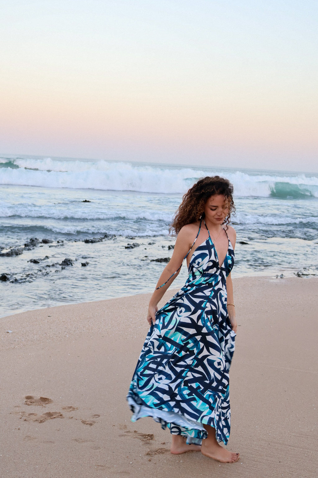 Arabica Blue Gypsy Dress