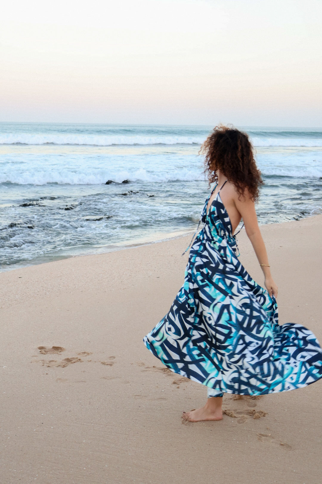 Arabica Blue Gypsy Dress