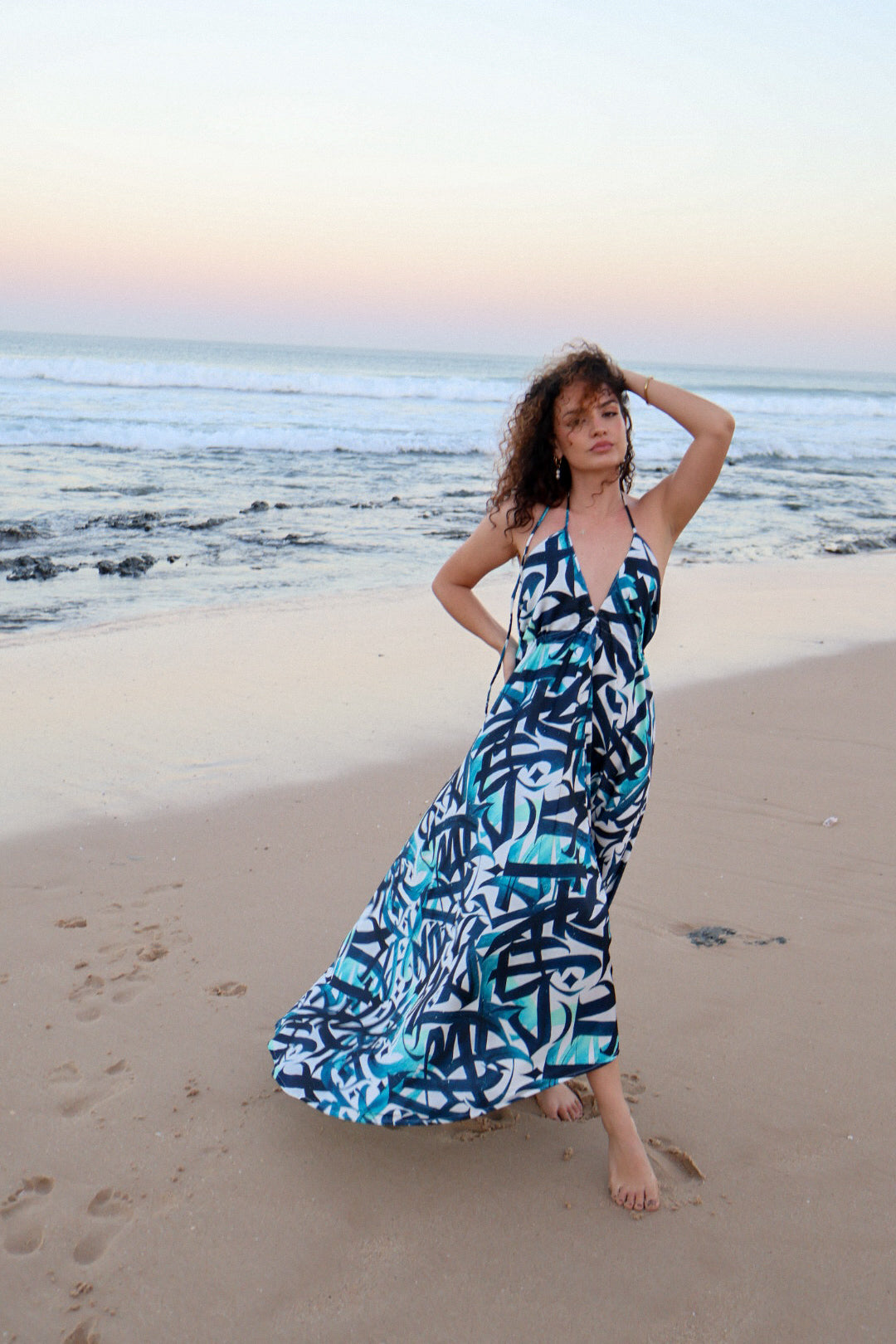 Arabica Blue Gypsy Dress