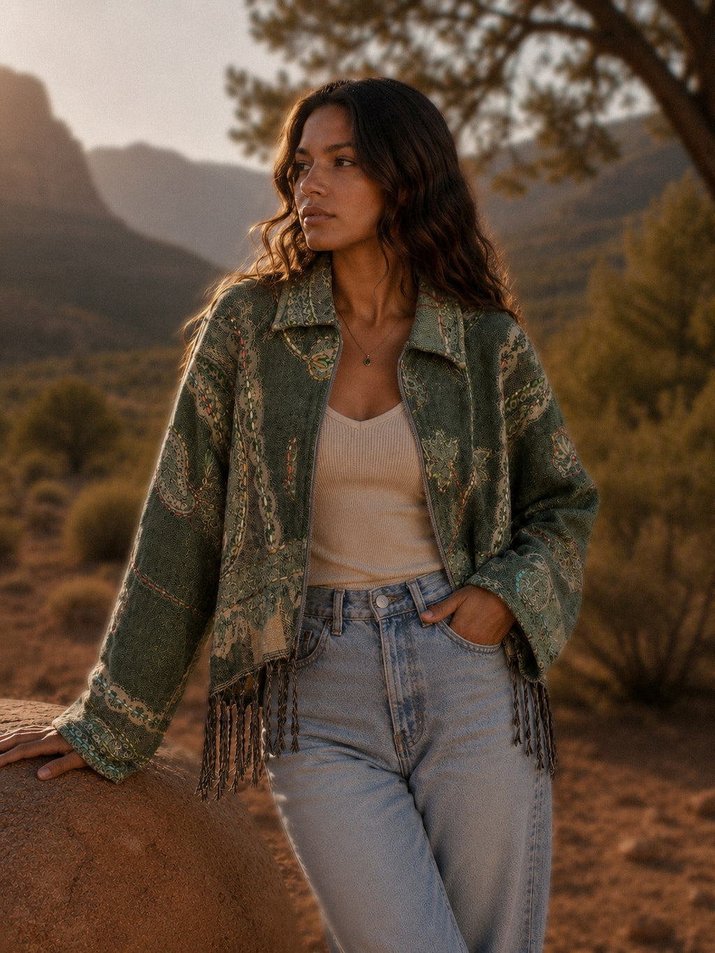 Pashmina Wool Jacket