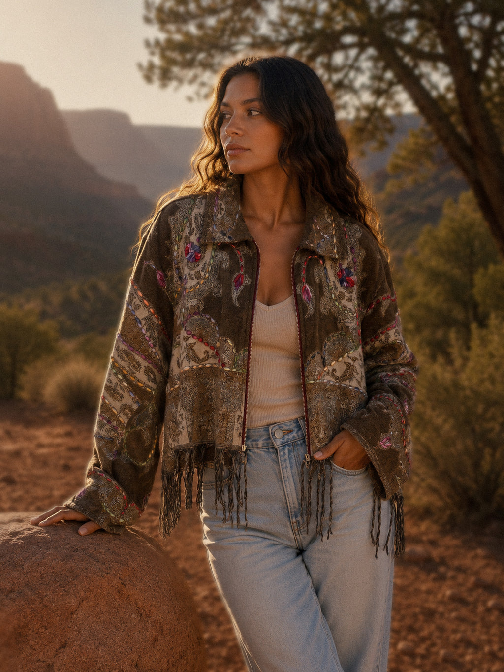 Pashmina Wool Jacket