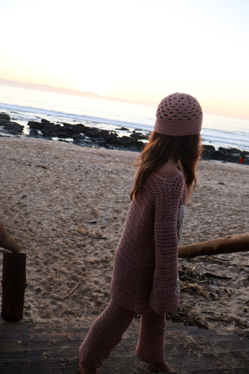 Dusty Pink Jellyfish Cotton Set