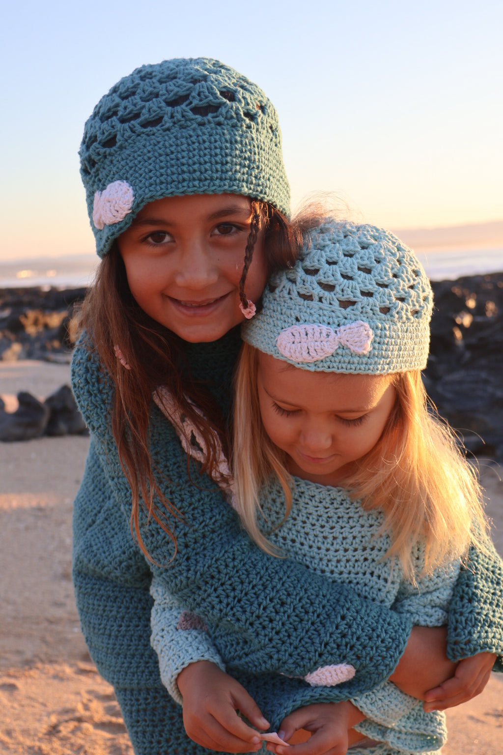 Turquoise Jellyfish Cotton Set