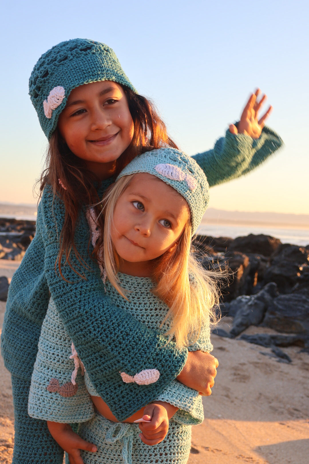 Baby Blue Jellyfish Cotton Set