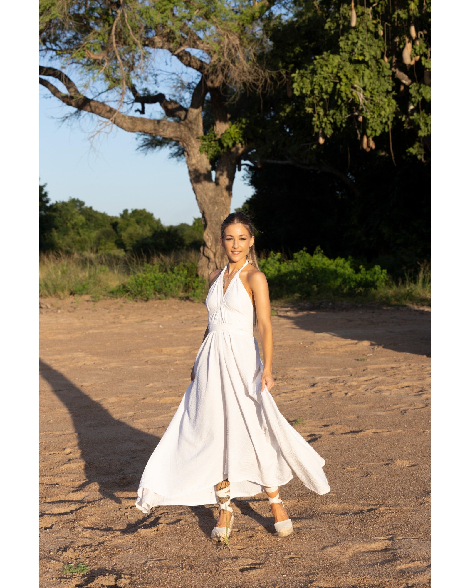White Wayan Dress