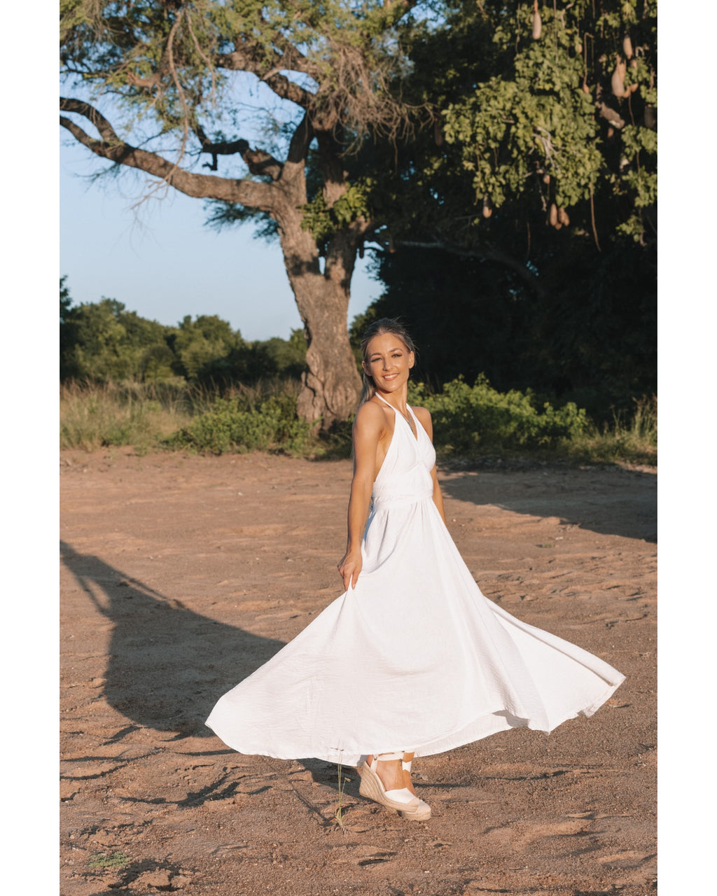 White Wayan Dress