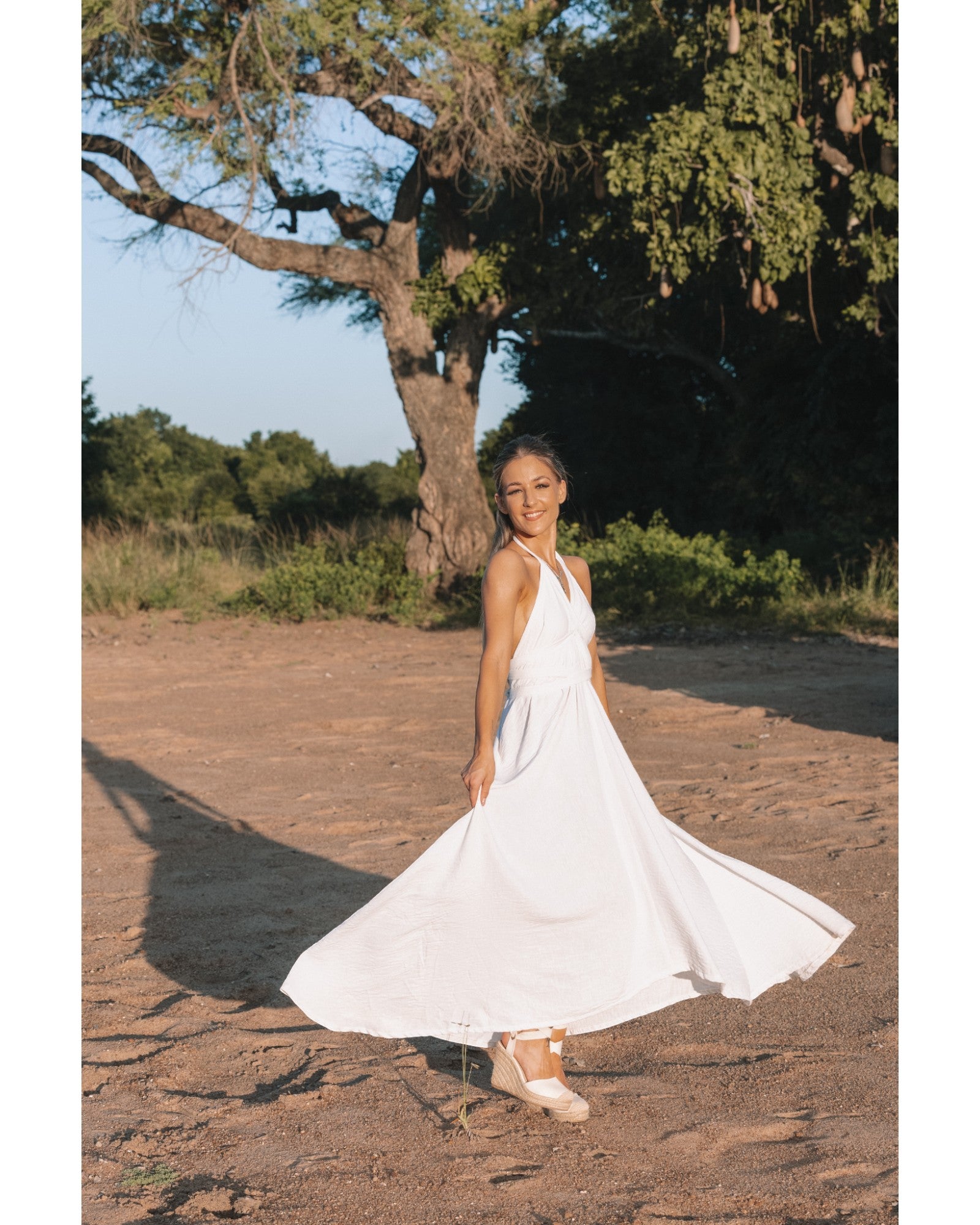 White Wayan Dress