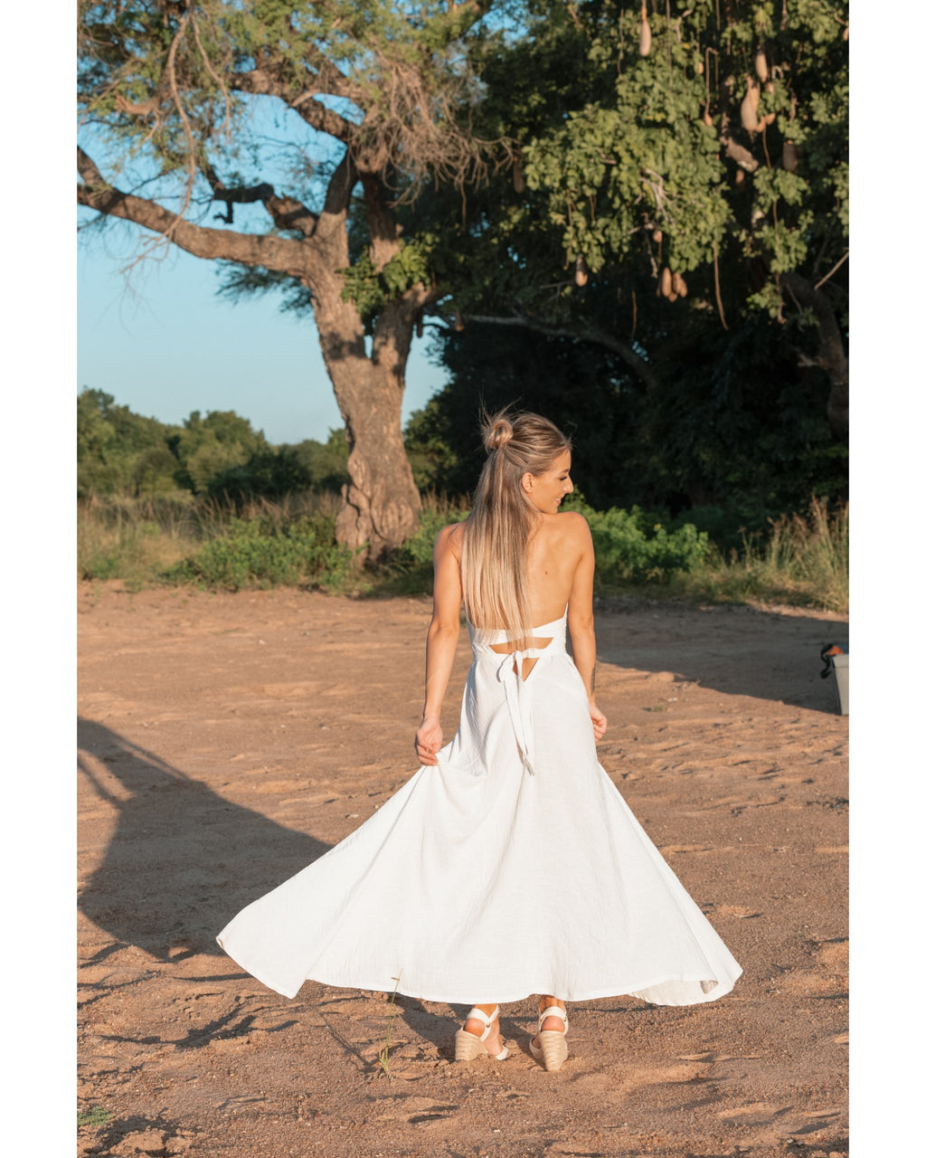 White Wayan Dress