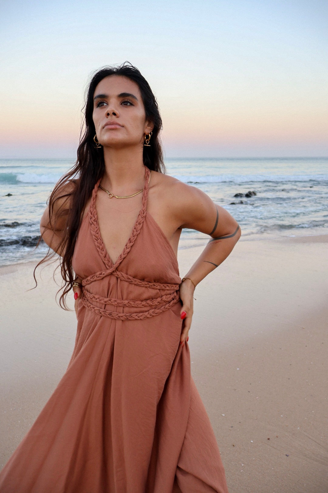 Bronze Cleopatra Dress