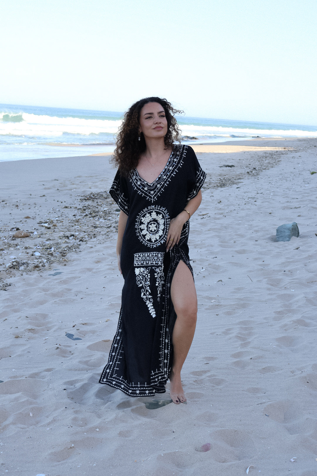 Black Maely Kaftan