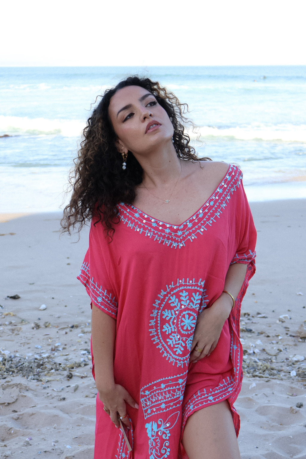 Pink Maely Kaftan