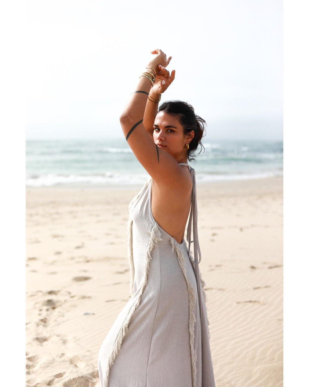 Grey Amazon Dress