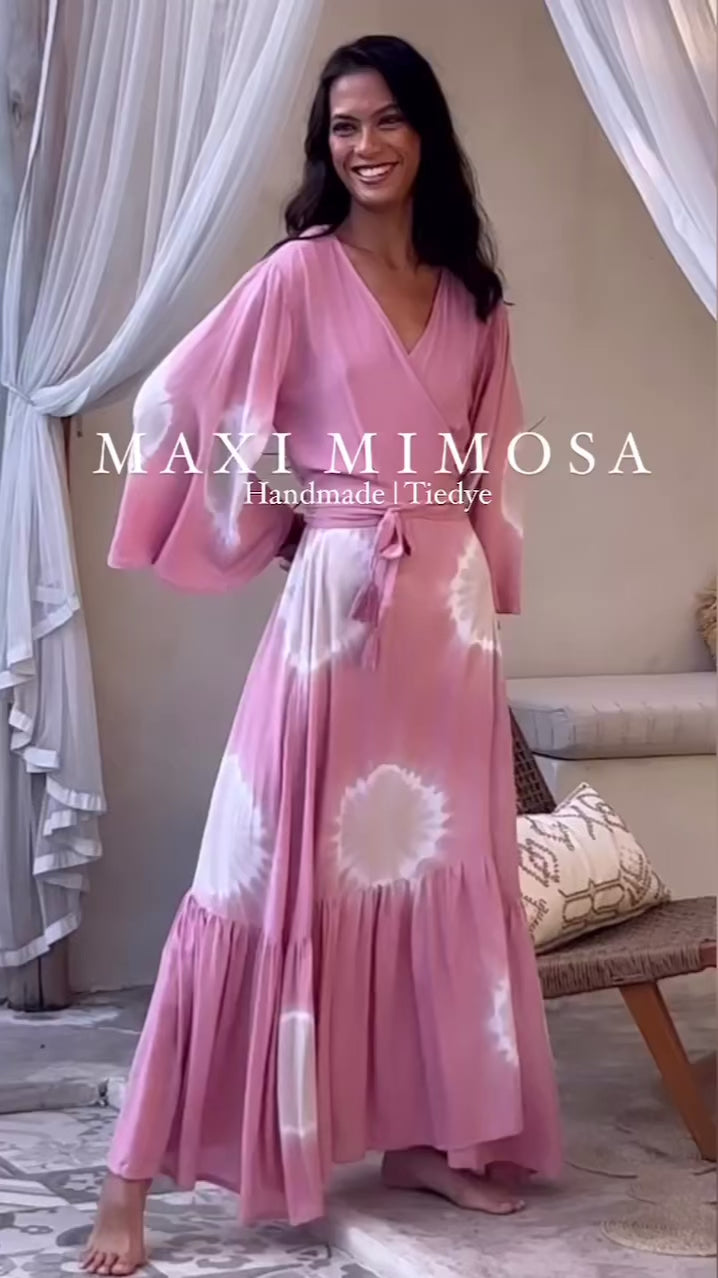 Mimosa Wrap Dress